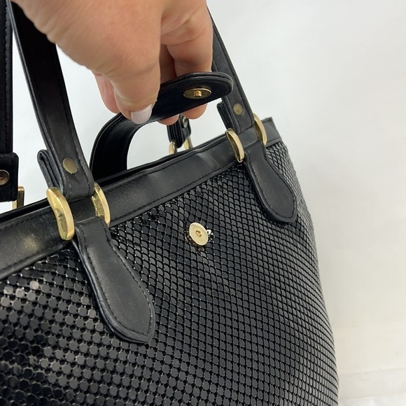 Whiting and Davis Large Double Compartment Shoulder Bag - Picture 4 of 16